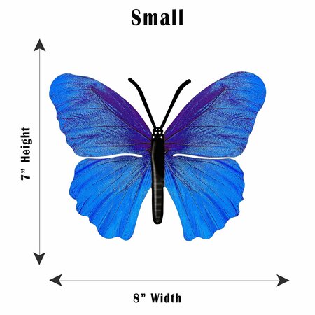 Next Innovations Blue Haze Small Butterfly Wall Art 101410078-BLUEHAZE